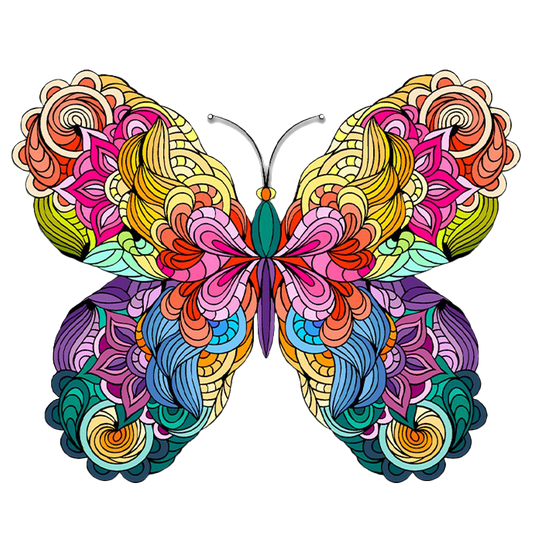 Édition colorée papillon - Peinture diamant