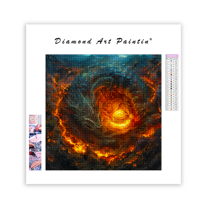 Volcano - Diamond Painting