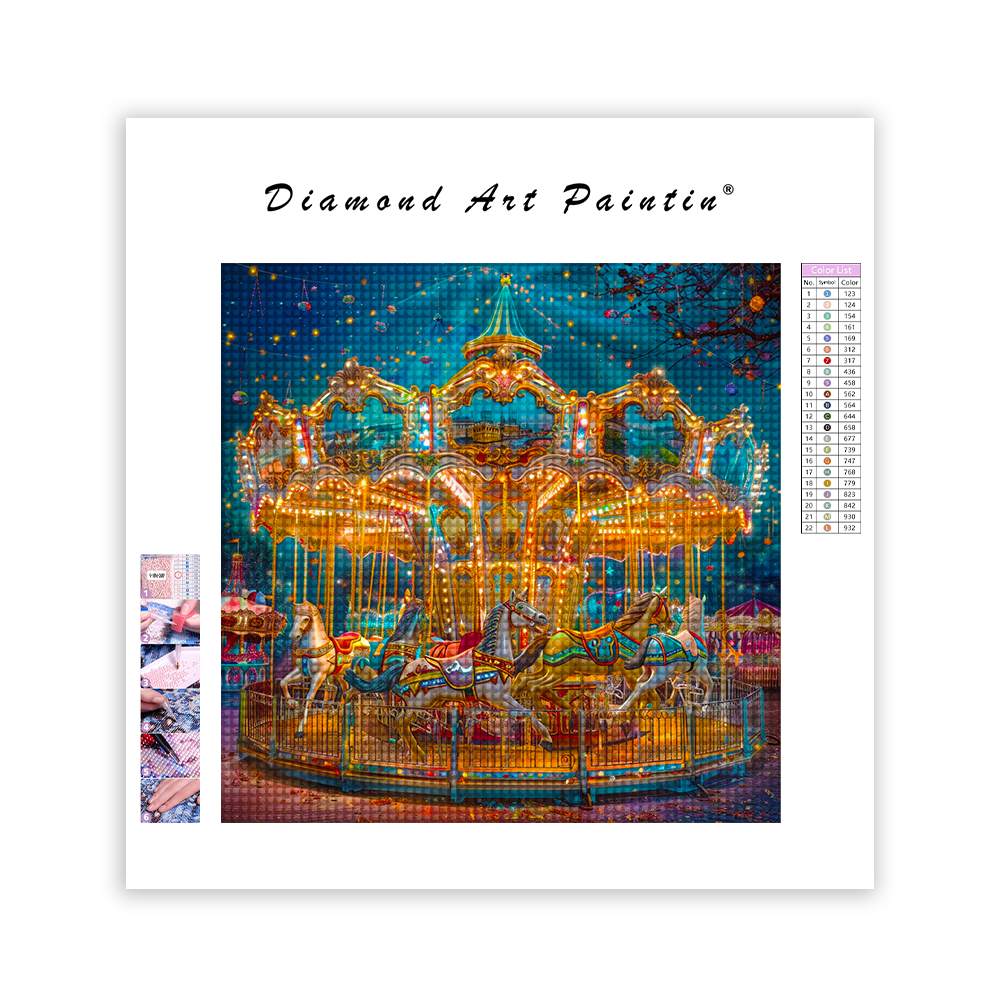 Karussell digital - Diamond Painting
