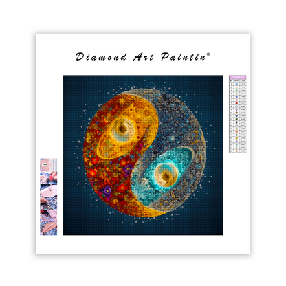 Yin Yang Symbol - Diamond Painting