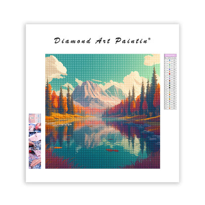 Serene Lake - Diamond Painting