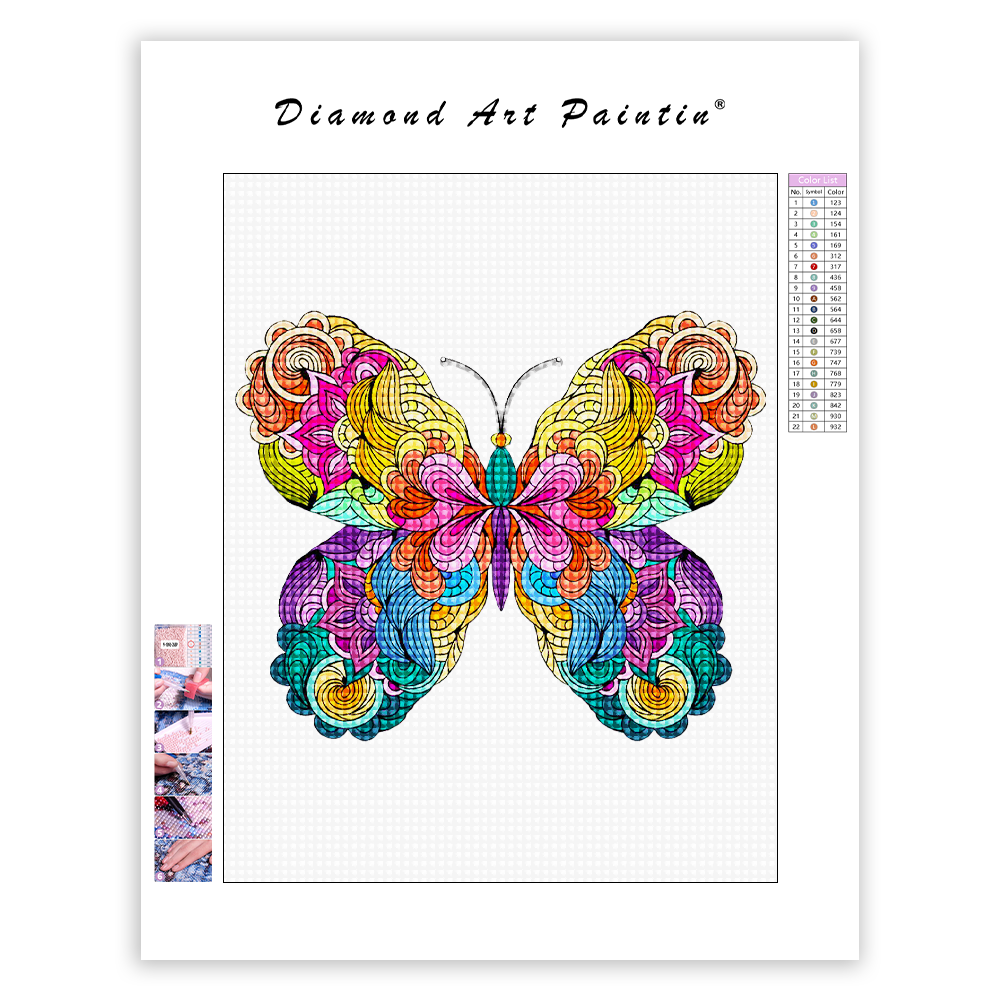 Butterfly Colorful Edition- Diamond Painting