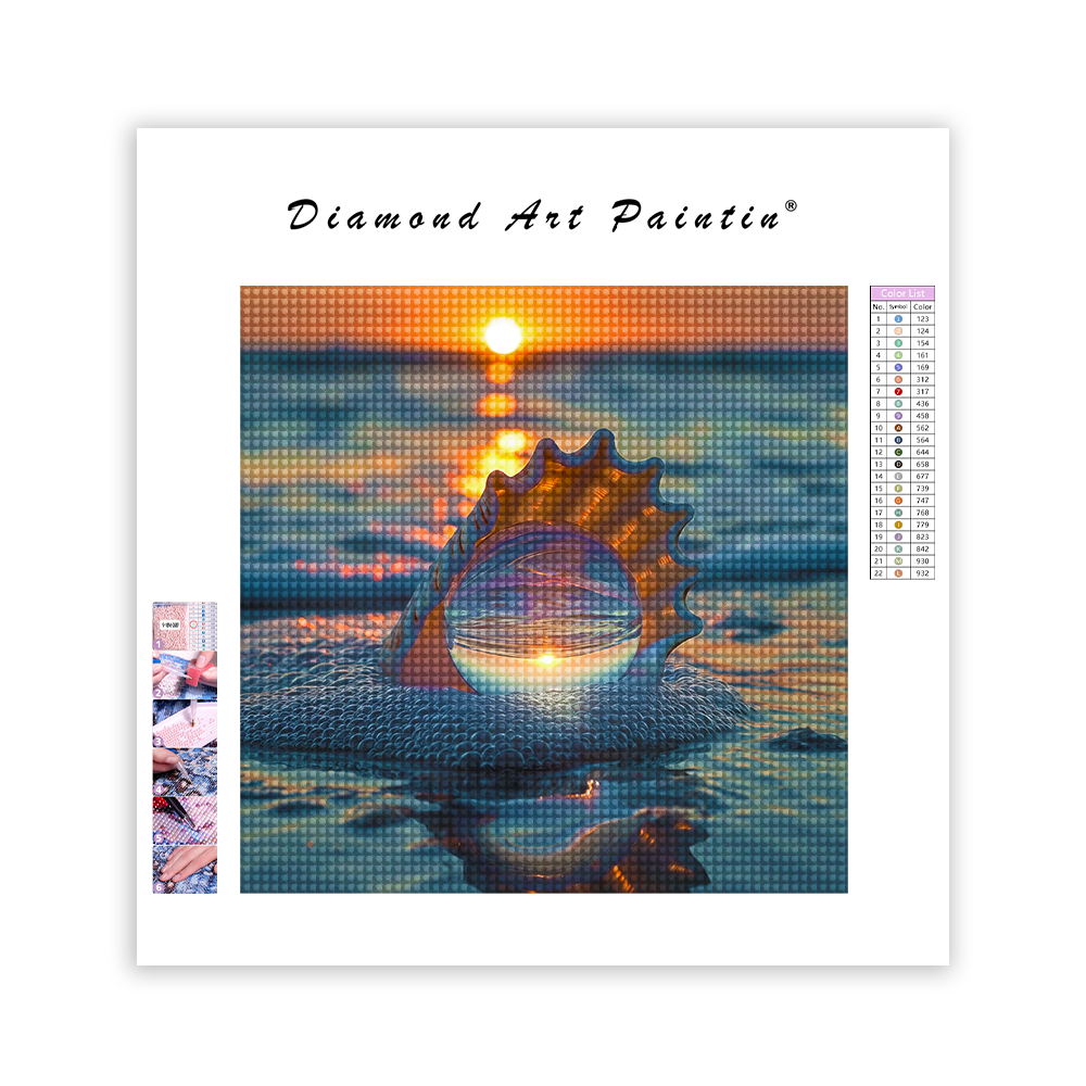 The World in the Shell - Diamond Painting