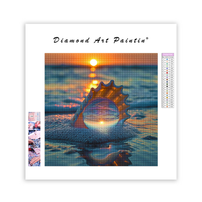 The World in the Shell - Diamond Painting