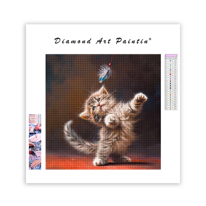 Danse du chat - Peinture diamant