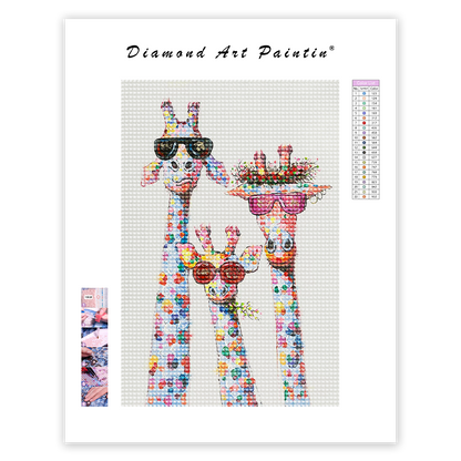 Colorful Giraffe - Diamond Painting