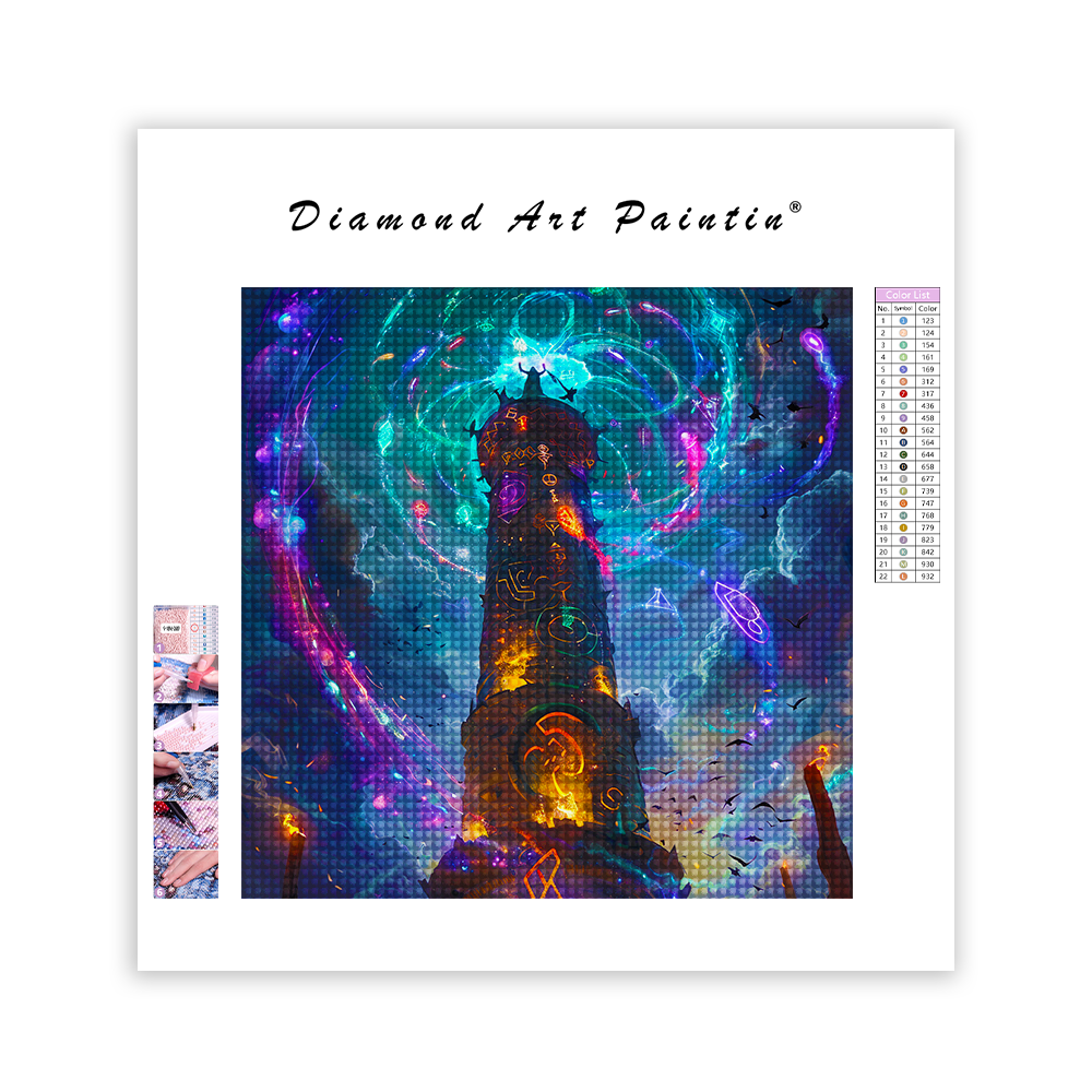 Echoes of the Celestial Forge - Diamond Painting