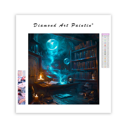Mystical Alchemy Lab Wizards - Diamond Painting