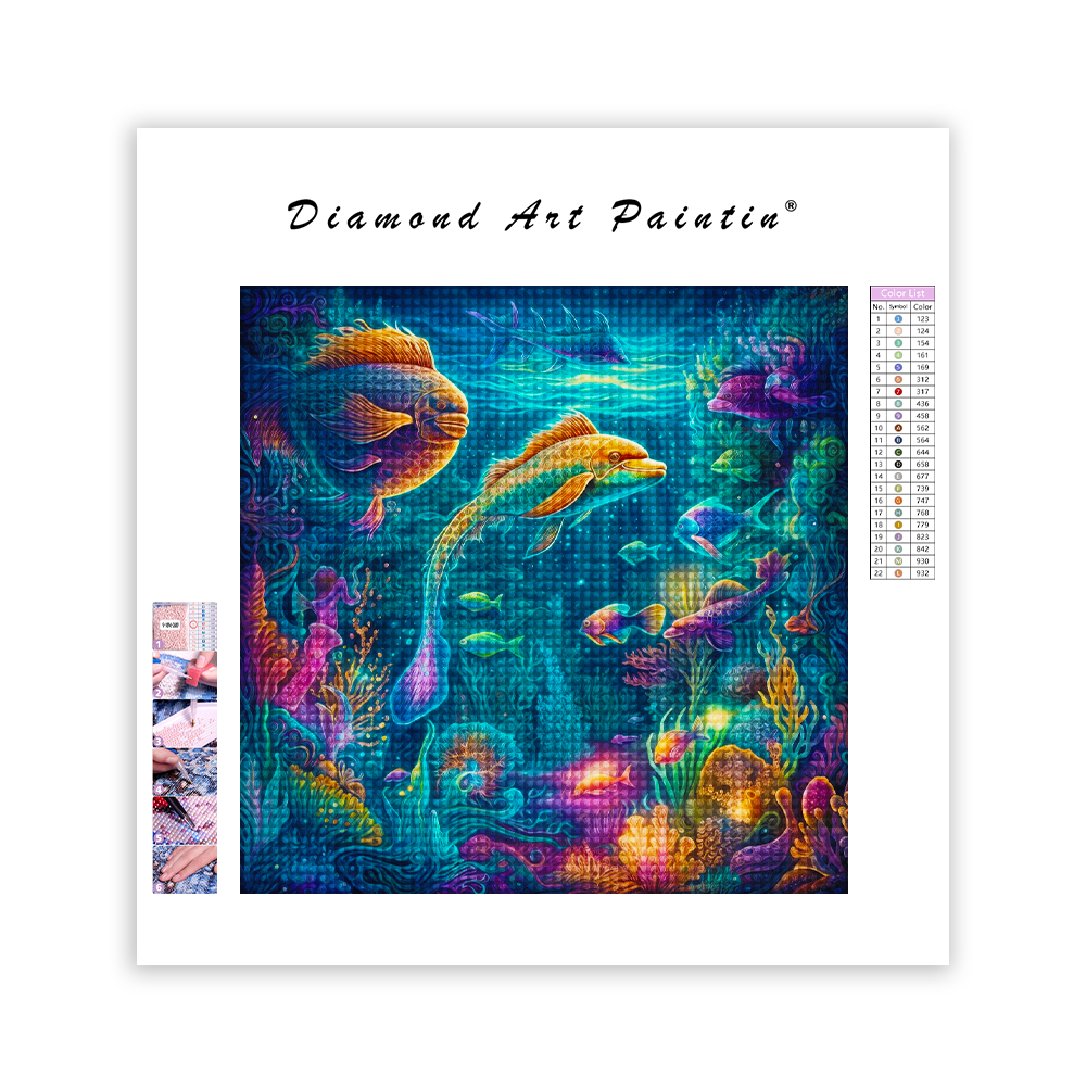 Ancient Marine Life - Diamond Painting