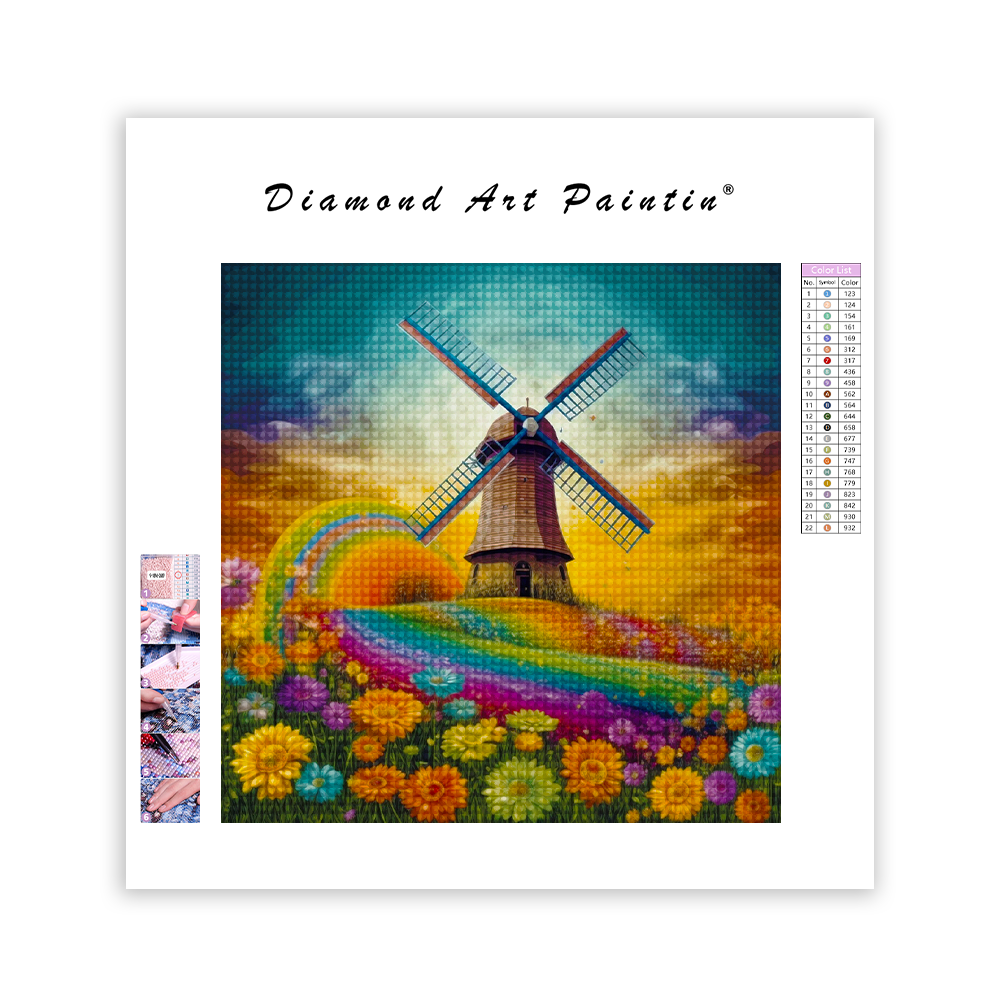 Windmill - Diamond Painting