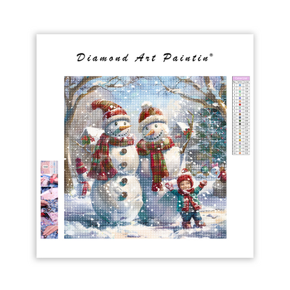 Snowman Brothers - Diamond Painting