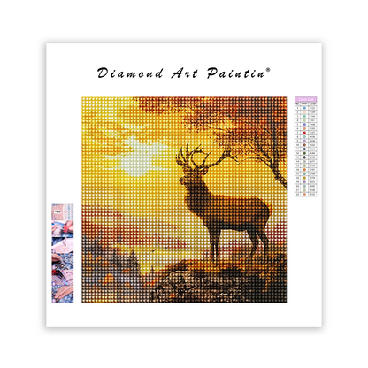 Elderly Deer - Diamond Painting