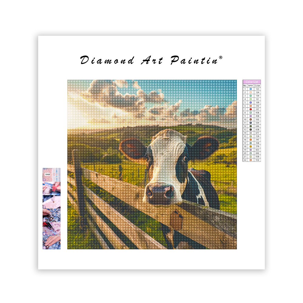 Cows On The Farm - Diamond Painting