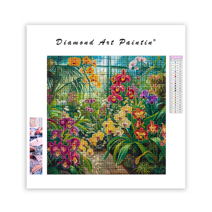 Tropical Orchid - Diamond Painting