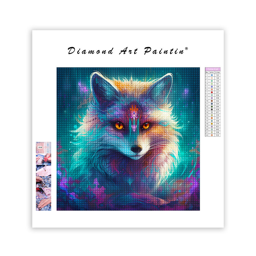 Fox's Gaze-Diamond Painting