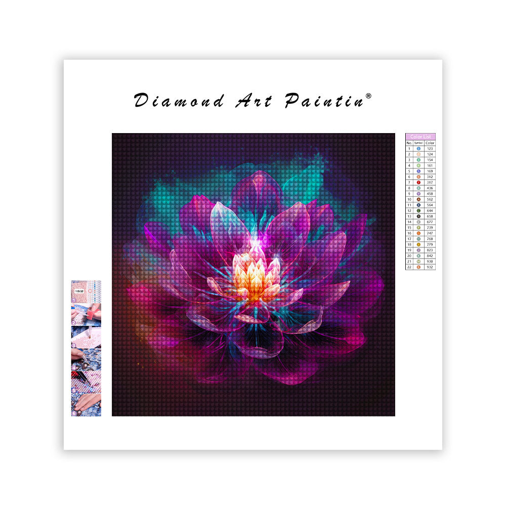 Flower Etherea - Diamond Painting