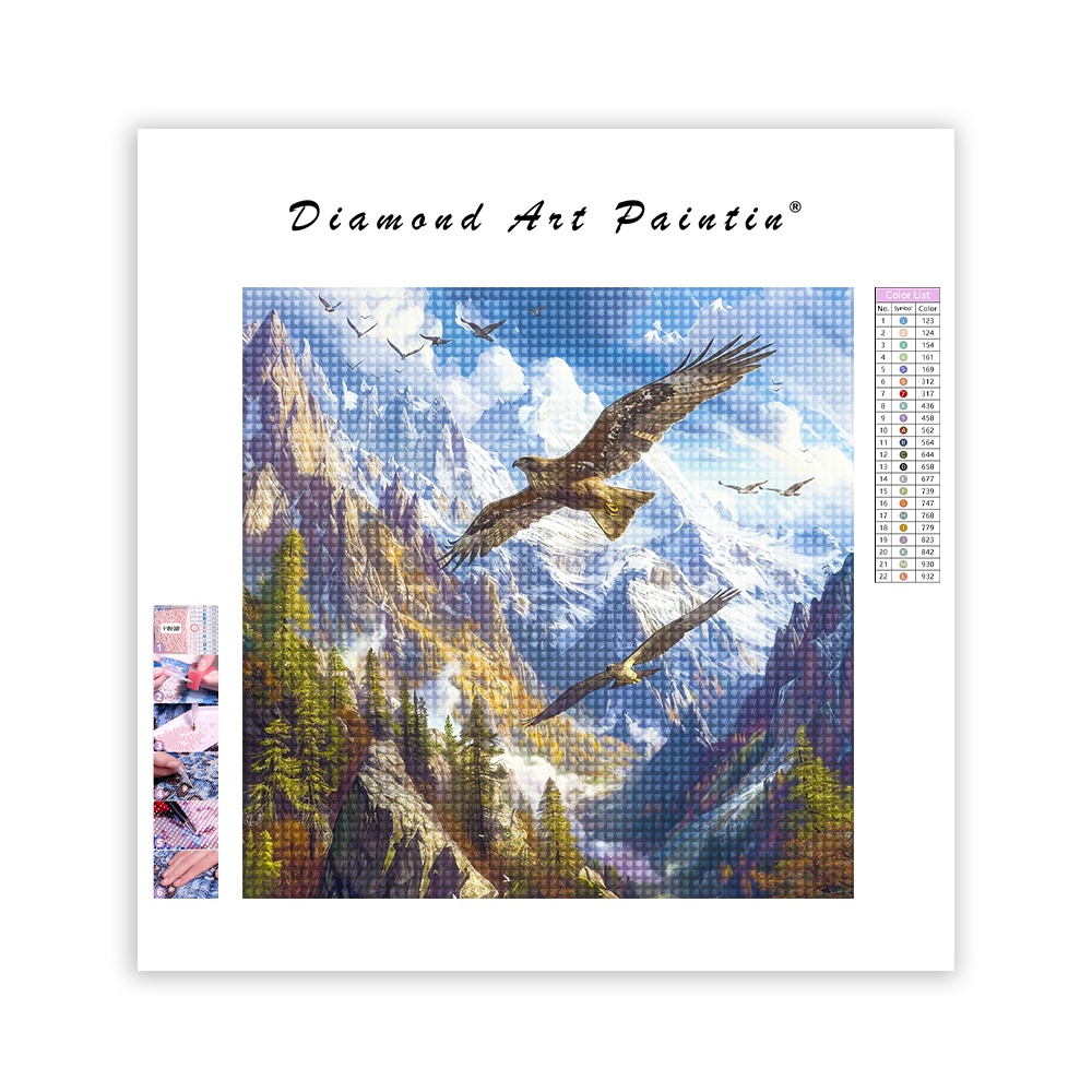 Snow Peaks - Diamond Painting
