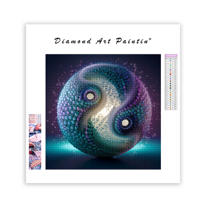 Yin Yang symbol 2- Diamond Painting