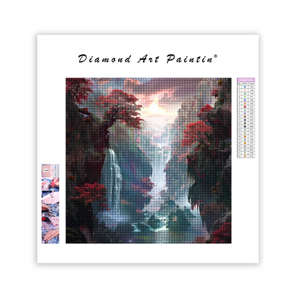 Entdecken Sie die beste Wasserfallszene - Diamond Painting