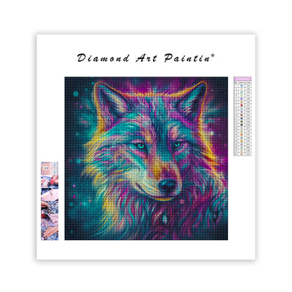 Ghost Wolf's Gaze - Diamond Painting