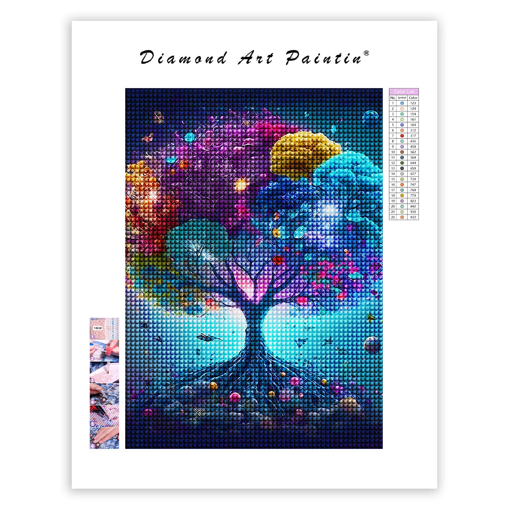 Colorful Dream Tree - Diamond Painting