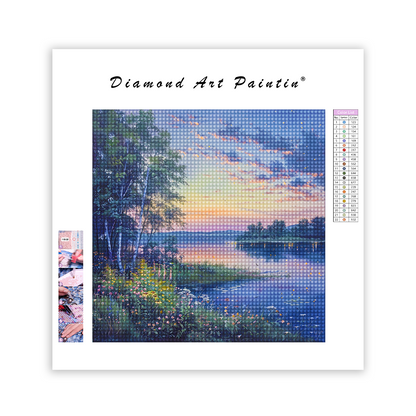 Tranquil Riverbank - Diamond Painting