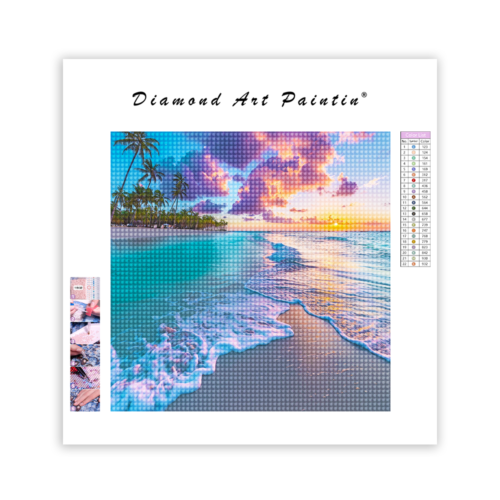 Tropical Beach - Diamond Painting