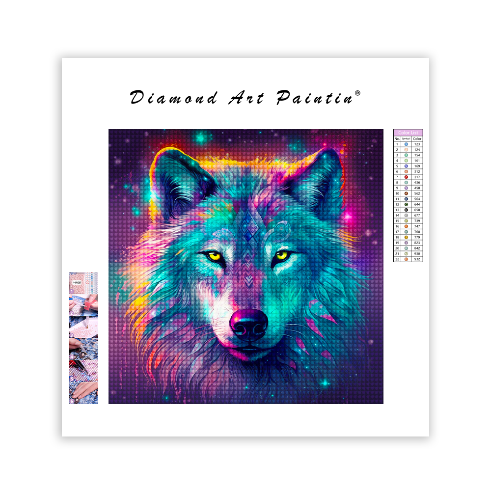 Magical Wolf - Diamond Painting