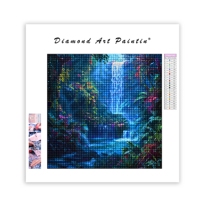 Waterfall of floating - Diamond Painting