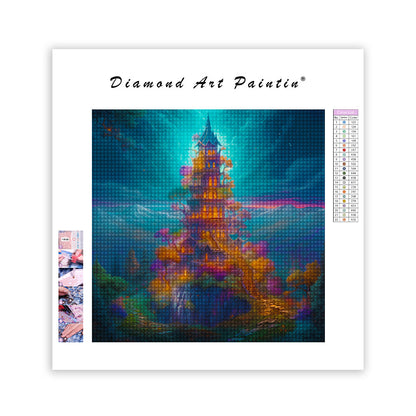 Wizard Towe - Diamond Painting