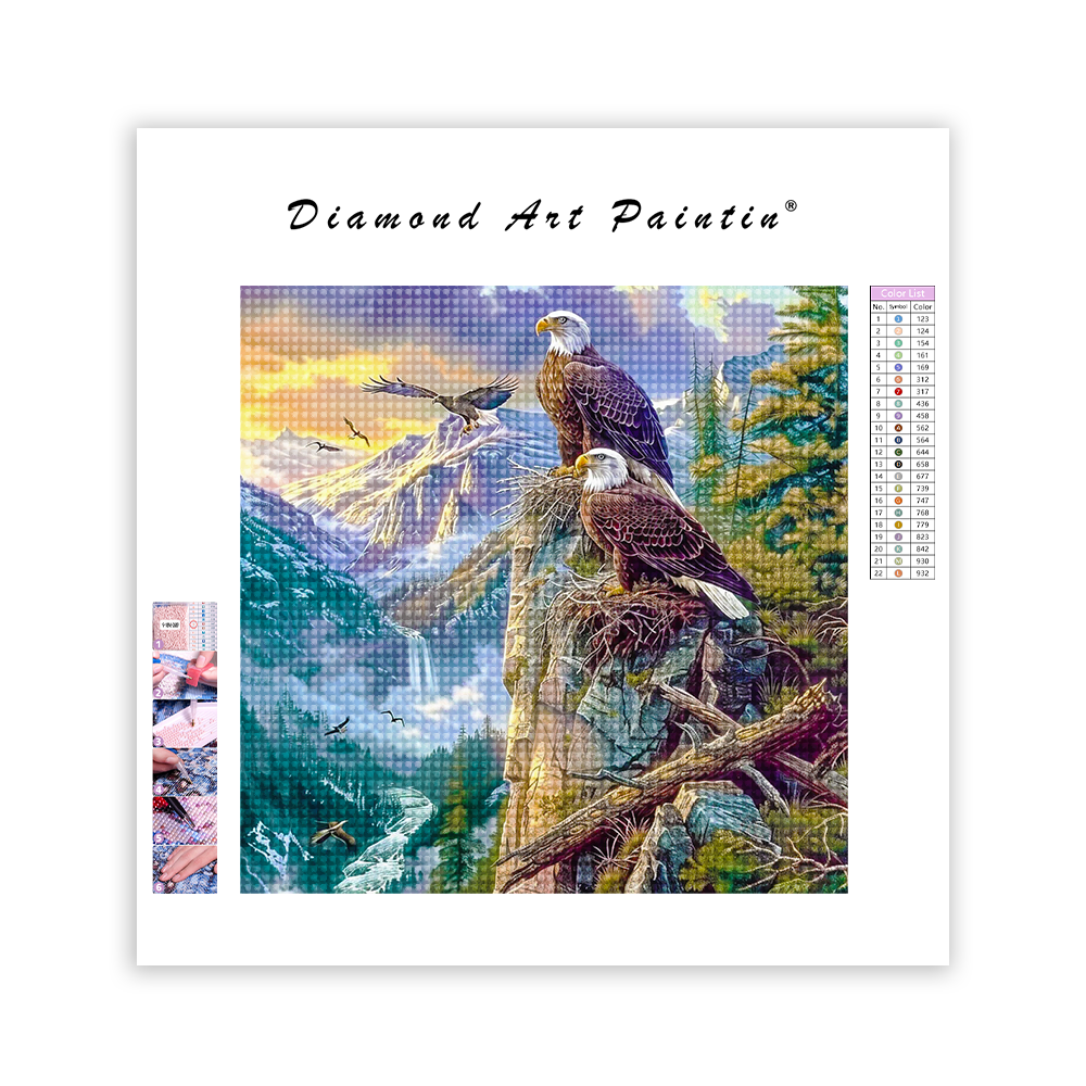 Magic Twenty-One Eagles - Peinture au diamant