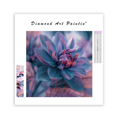 Perfekte Blume - Diamantmalerei
