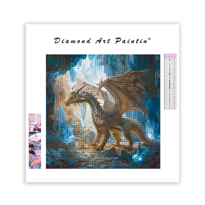 Dragon majestueux - Peinture au diamant