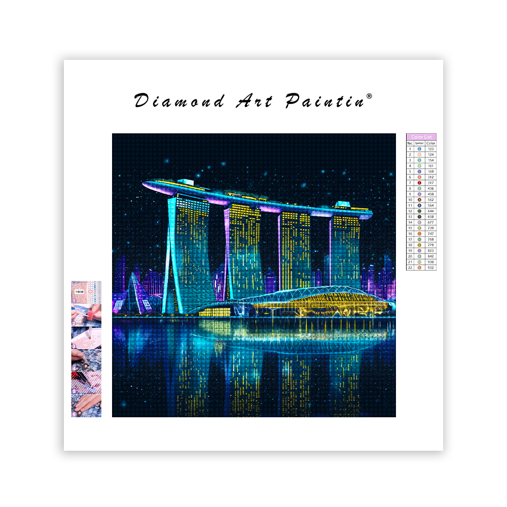 Marina Bay Sands - Diamond Painting