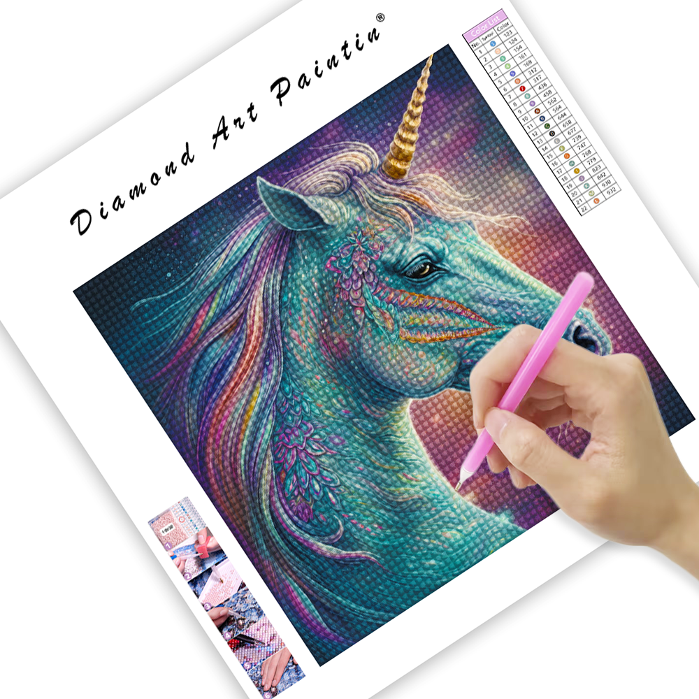 Mystical Unicorn - Diamond Painting