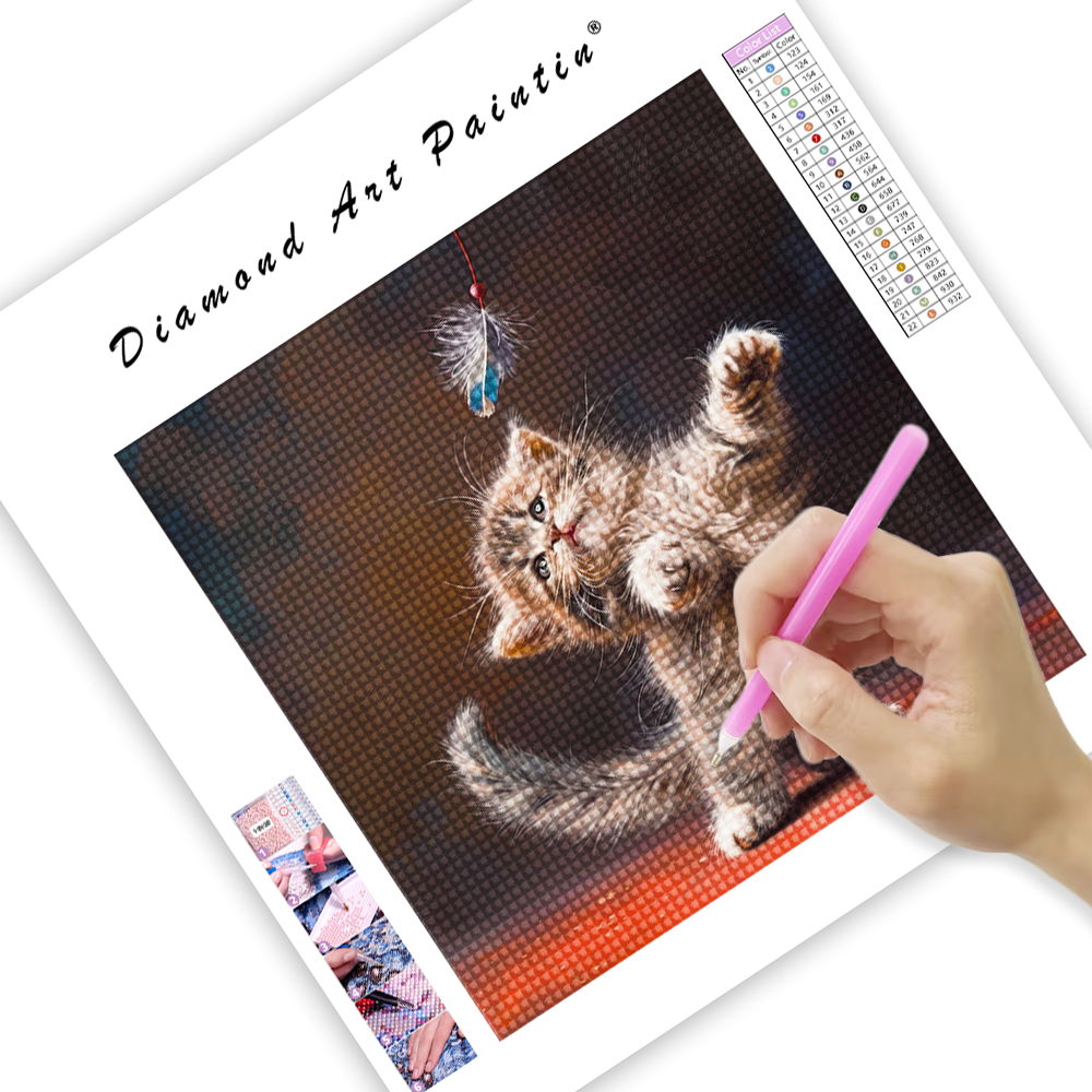 Cat dance - Diamond Painting
