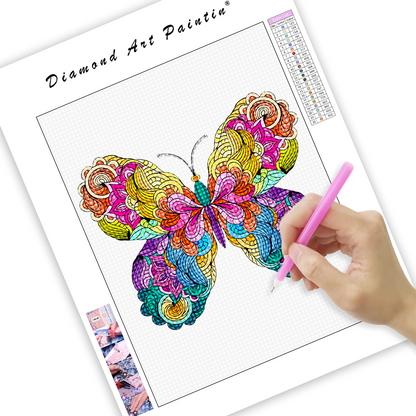 Butterfly Colorful Edition- Diamond Painting