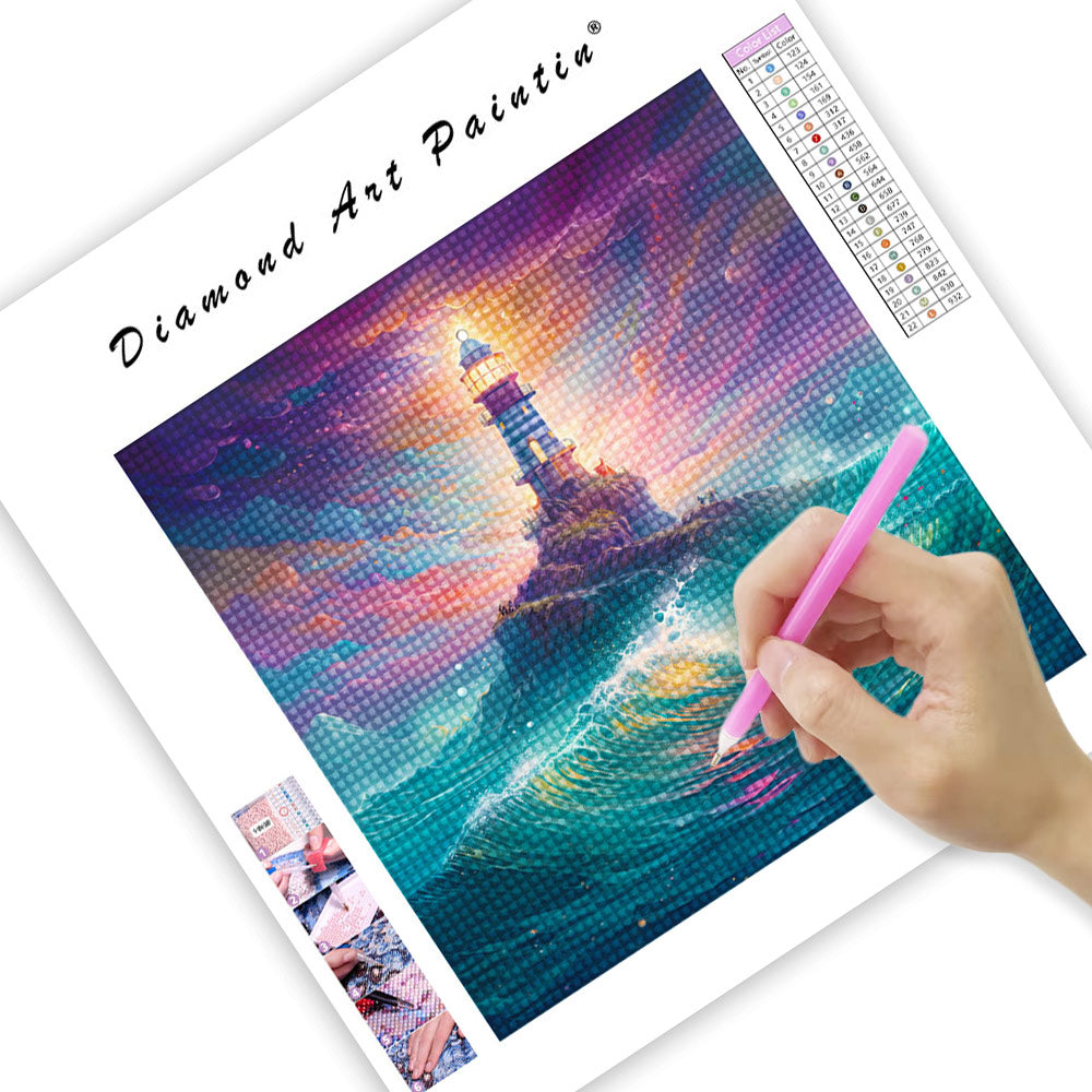 Mystical Lighthouse - Diamond Painting