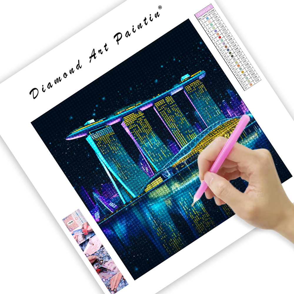 Marina Bay Sands - Diamond Painting