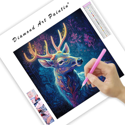 Magic Deer-Diamond Painting