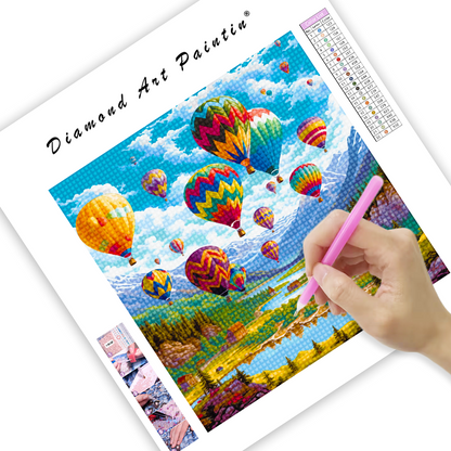 Hot Air Balloons - Diamond Painting