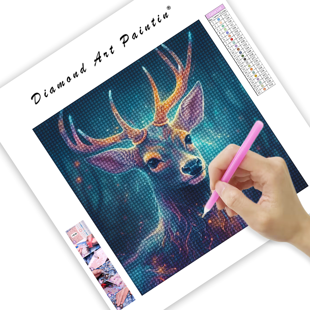 Deer Antler - Diamond Painting