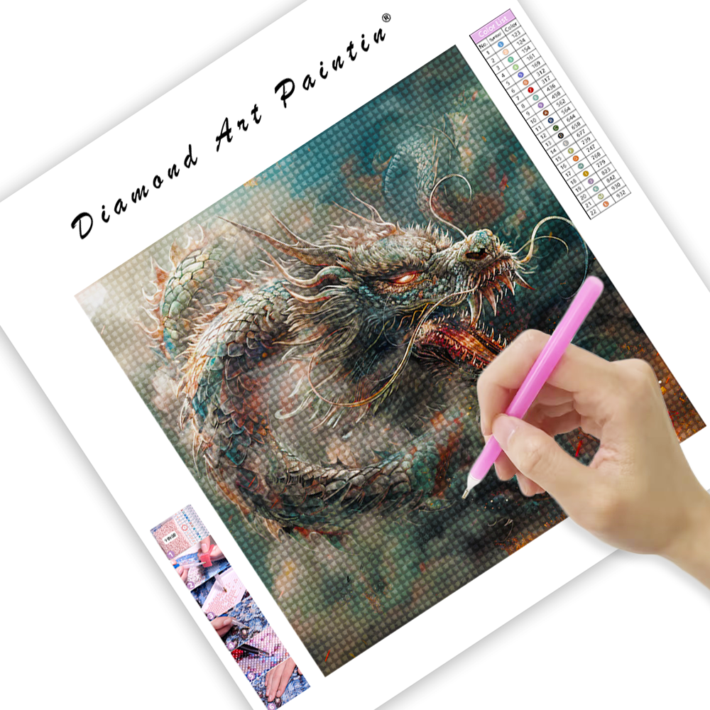 Rituels du dragon chinois - Diamond Painting