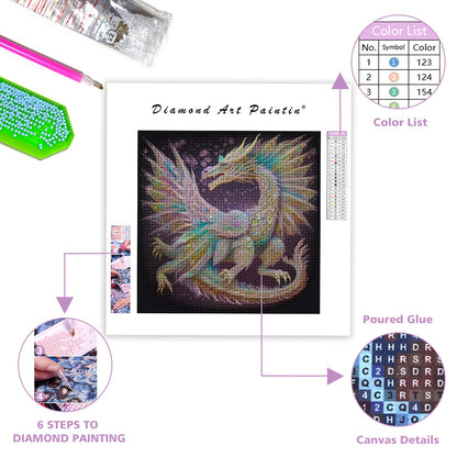 Ethereal Ghost Wyvern - Diamond Painting