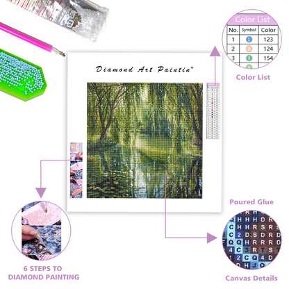 Weeping Willow Trees - Diamond Painting