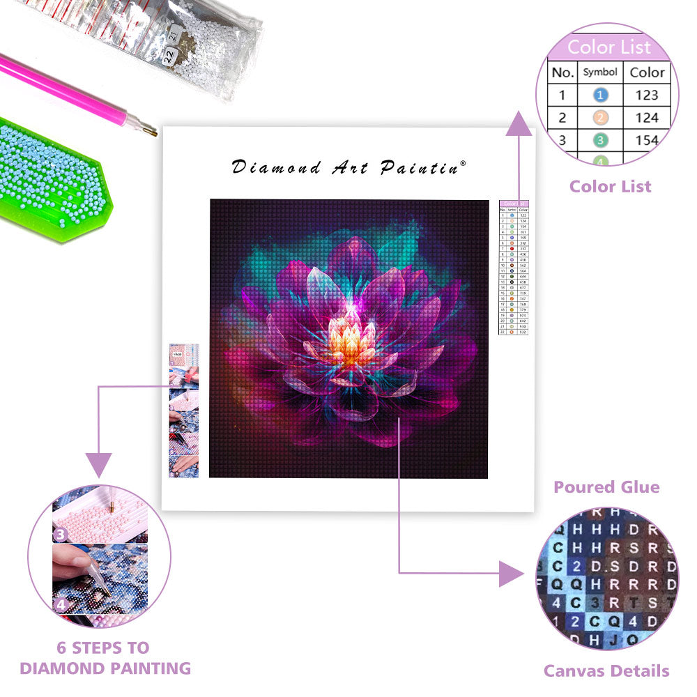 Flower Etherea - Diamond Painting