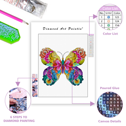 Butterfly Colorful Edition- Diamond Painting