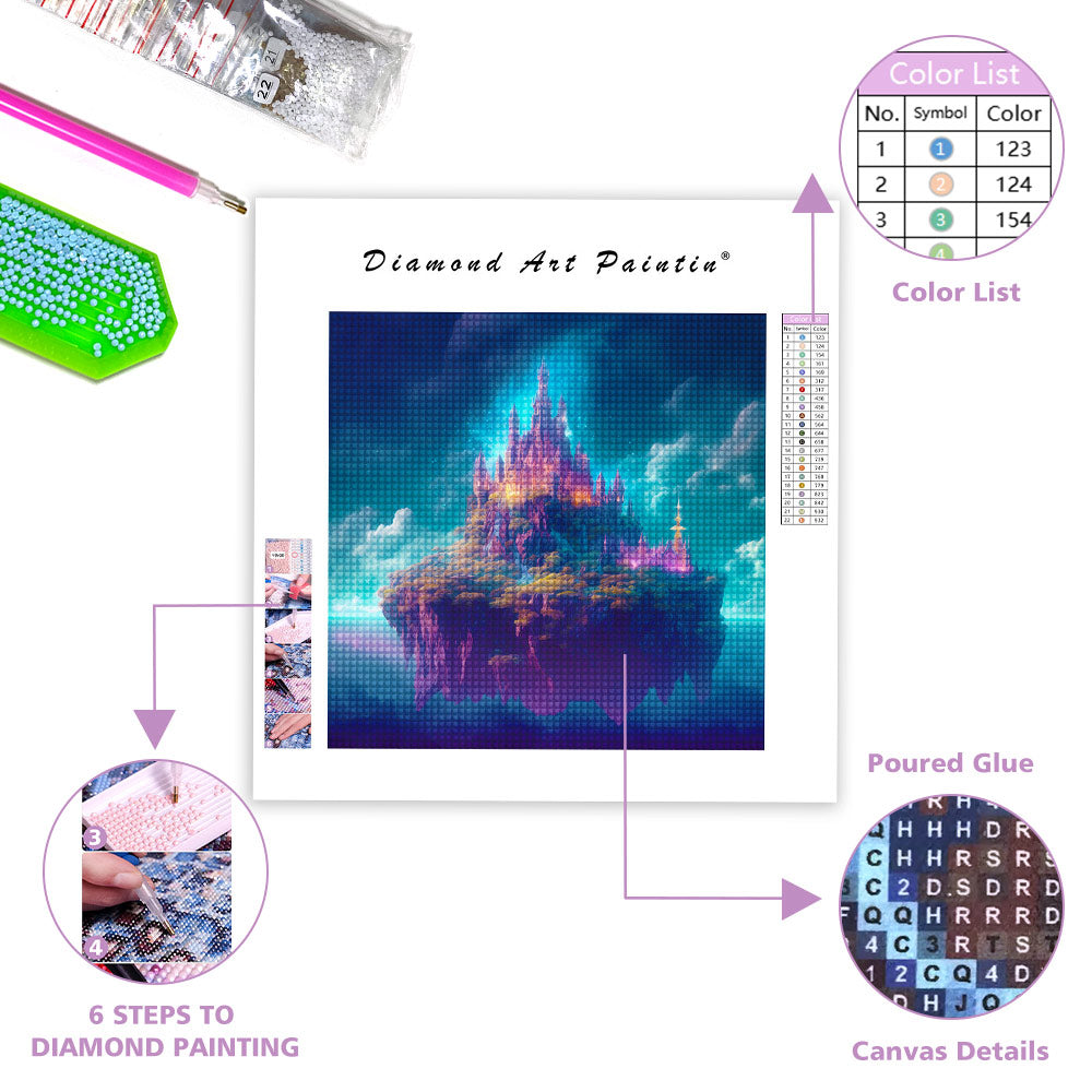 Dream Castle In The Sky - Diamond Painting