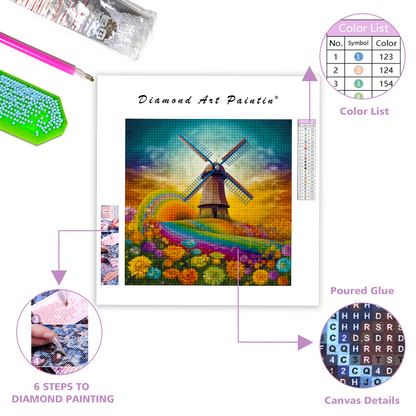 Windmill - Diamond Painting