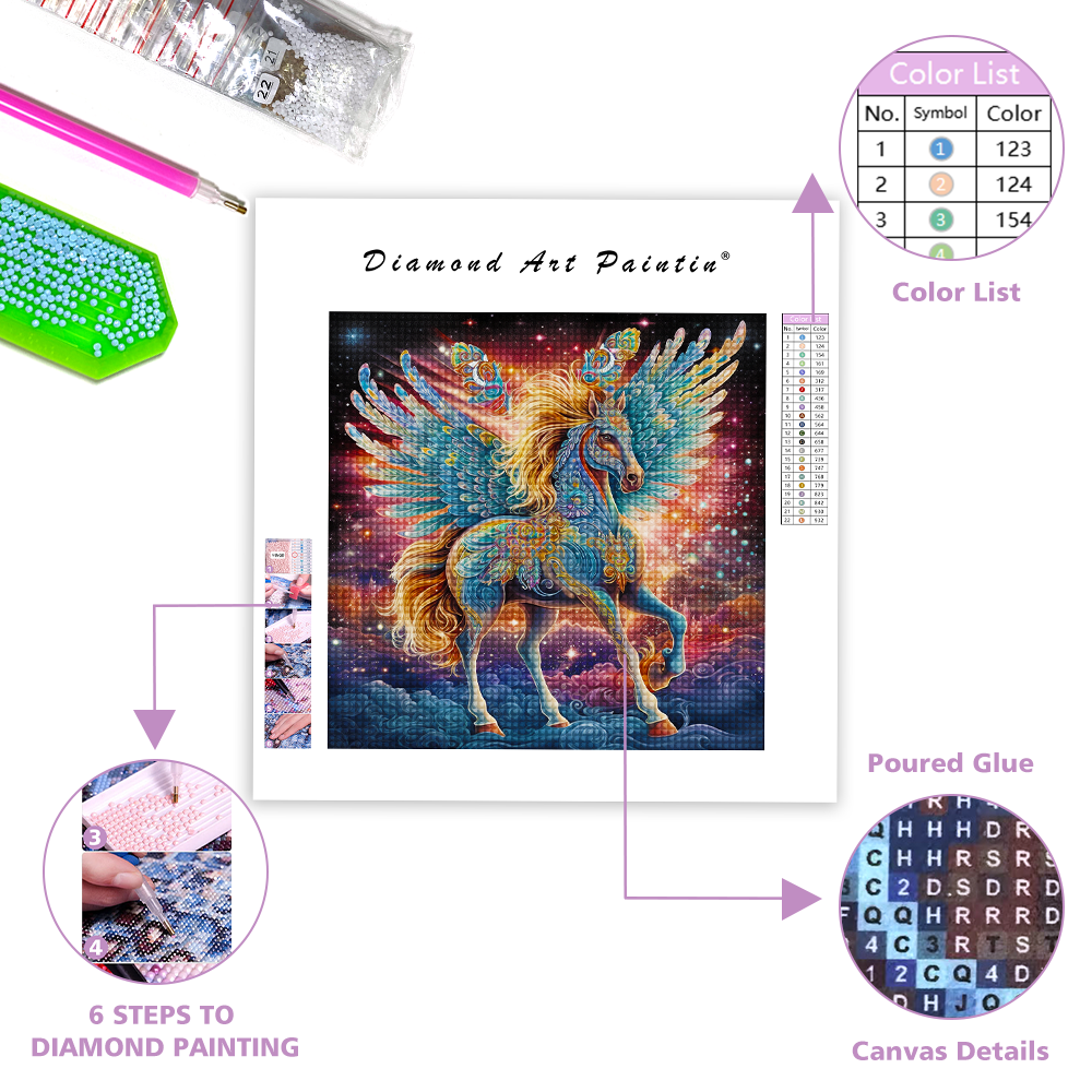 Pegasus - Diamond Painting